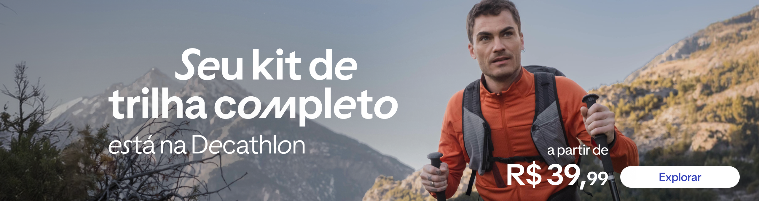 W37 - Seu kit de trilha completo está na Decathlon 